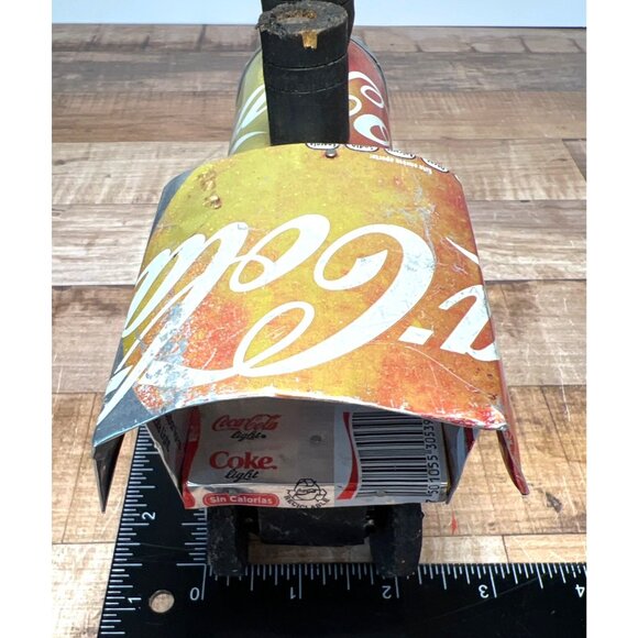Handcrafted Coca-Cola Can Train Locomotive Model - Picture 8 of 8